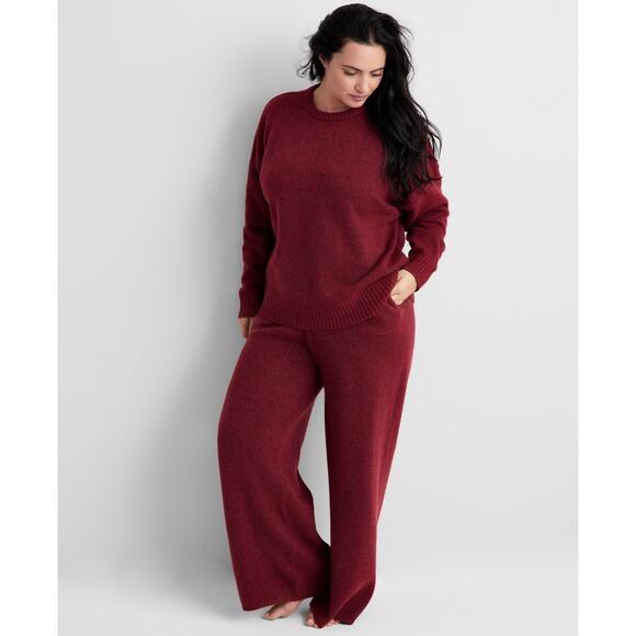 State of Day Women's Loungewear Pants, Burgundy Size M (Just Pants) 0410 - Picture 1 of 2